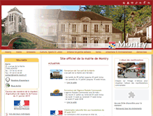 Tablet Screenshot of mairie-montry.fr